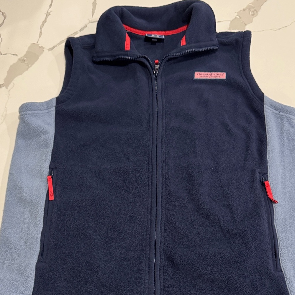 Boys Vineyard Vines Dark Blue Vest XL